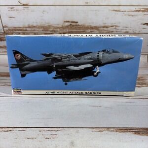 Hasegawa AV‑8B Night Attack Harrier Model Kit Open Box New